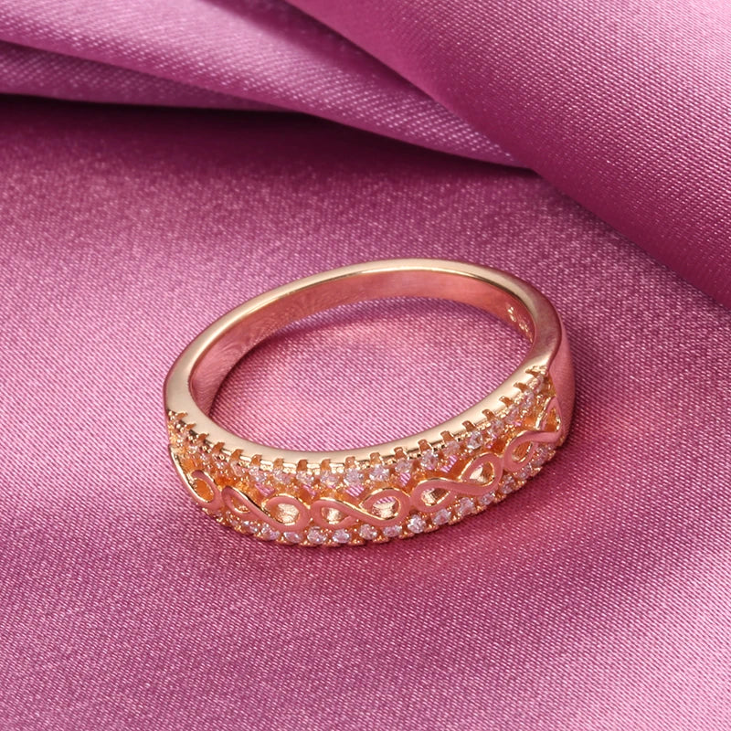 Infinite Rose Gold Ring