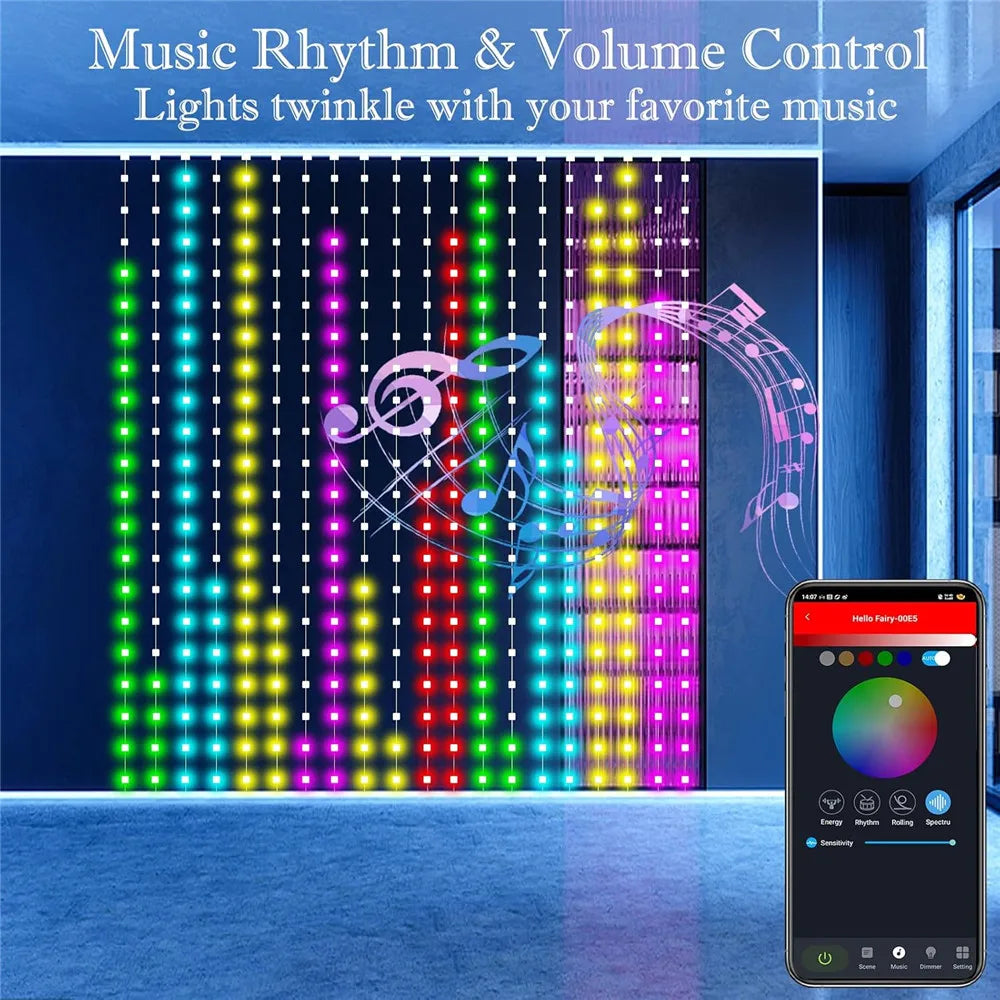 GlowScape - Smart Curtain Lights