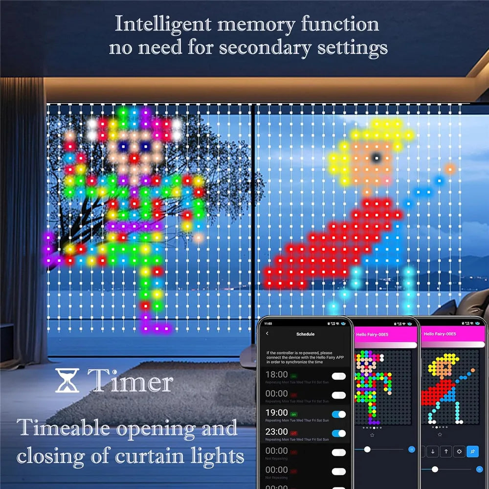 GlowScape - Smart Curtain Lights