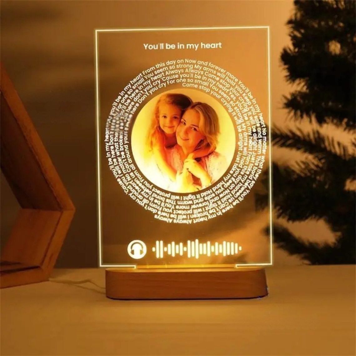 Memory Melody – Personalised Music Photo Plaque