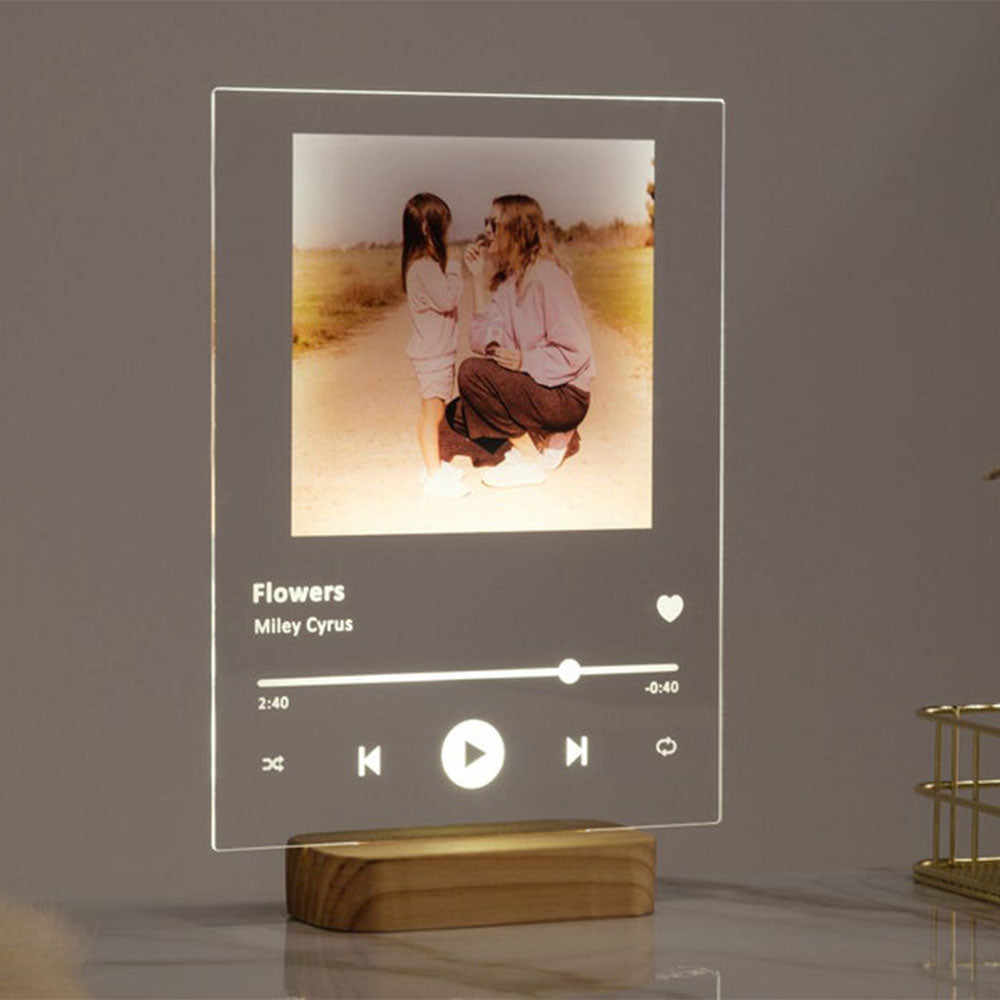 Memory Melody – Personalised Music Photo Plaque
