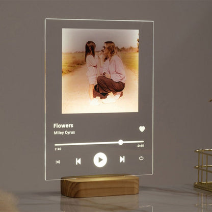Memory Melody – Personalised Music Photo Plaque
