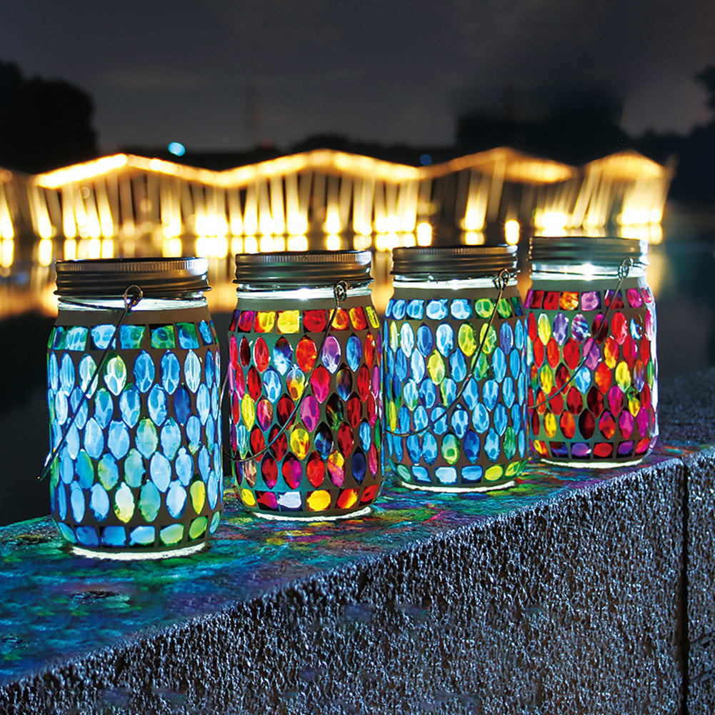 Mosaic Solar Lantern