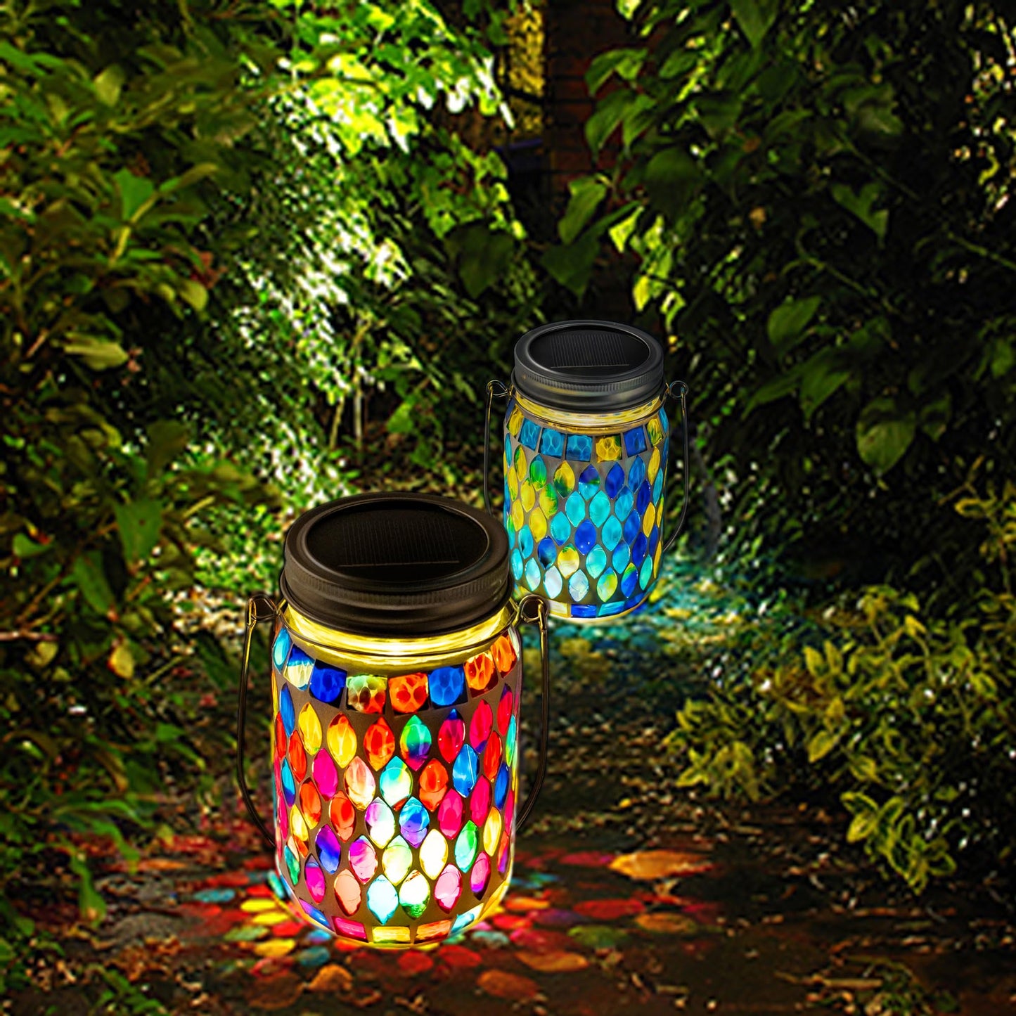 Mosaic Solar Lantern