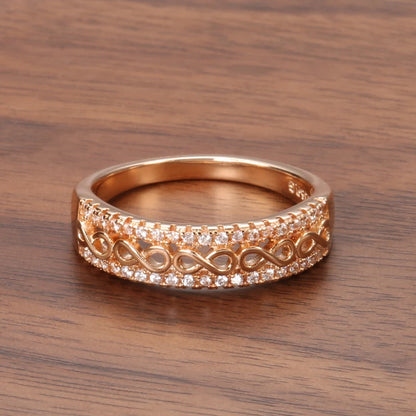 Infinite Rose Gold Ring
