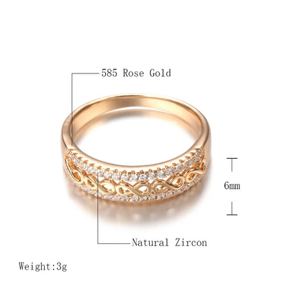 Infinite Rose Gold Ring