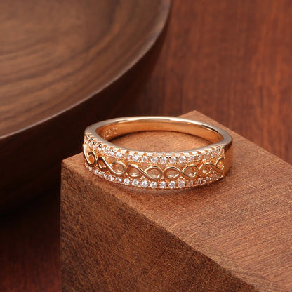 Infinite Rose Gold Ring