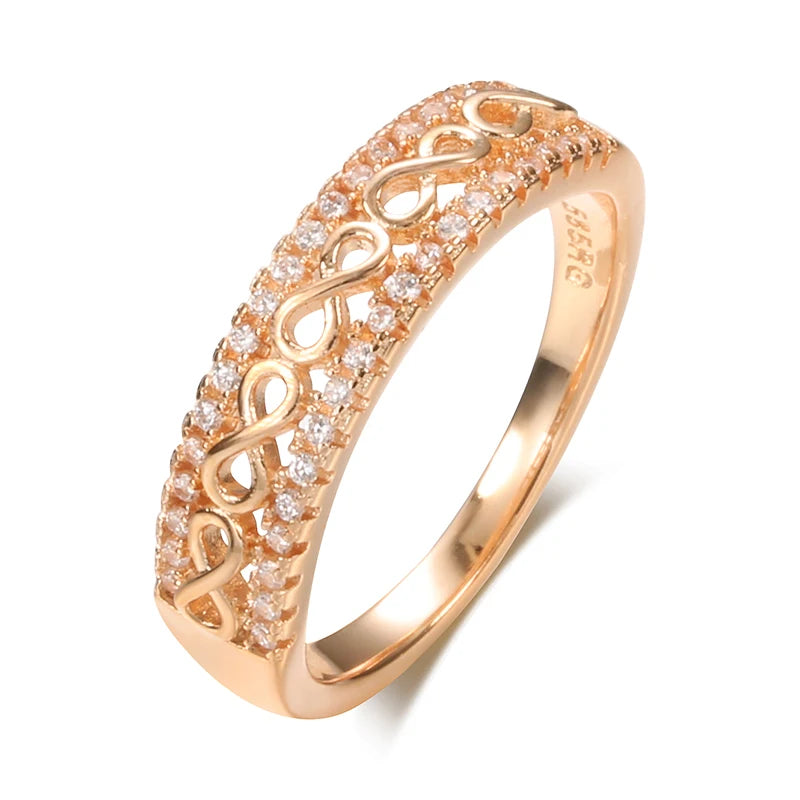 Infinite Rose Gold Ring