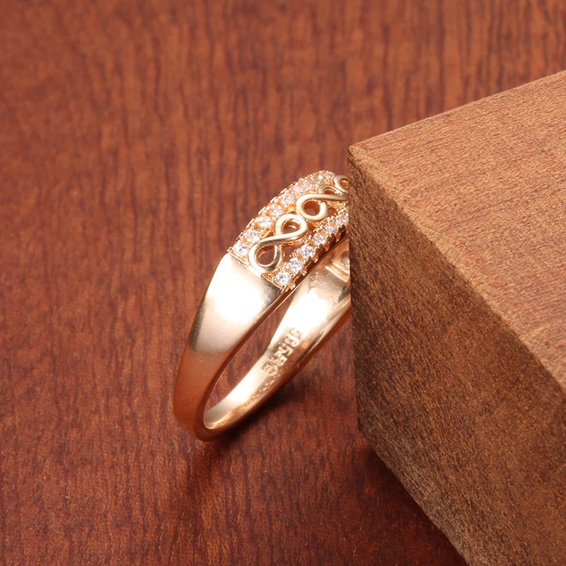 Infinite Rose Gold Ring