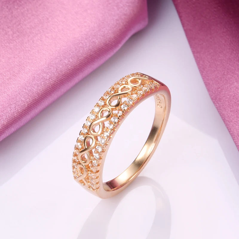 Infinite Rose Gold Ring