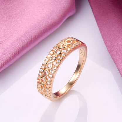 Infinite Rose Gold Ring