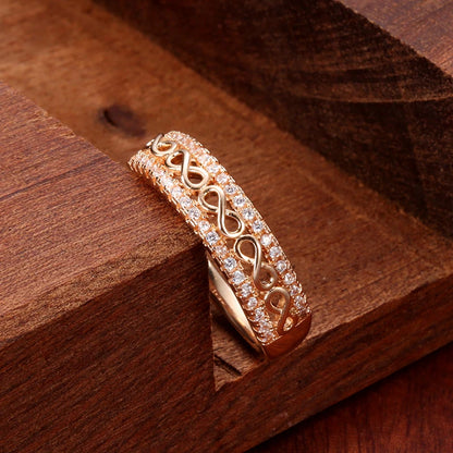 Infinite Rose Gold Ring