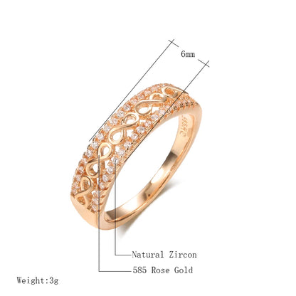 Infinite Rose Gold Ring
