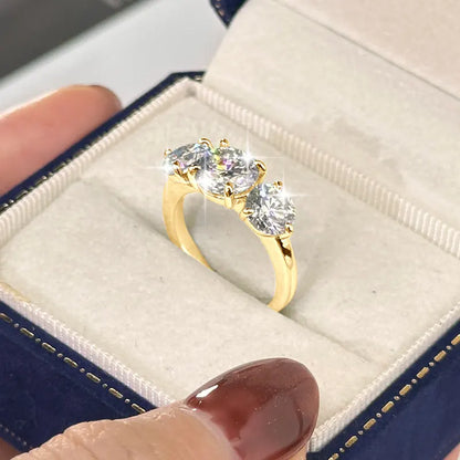 Tri-Stone Ring