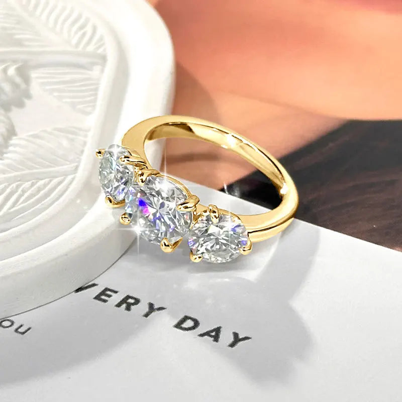 Tri-Stone Ring