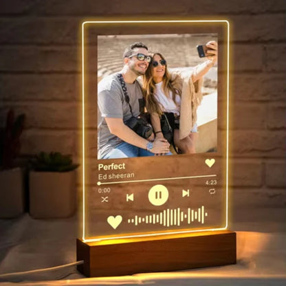 Memory Melody – Personalised Music Photo Plaque