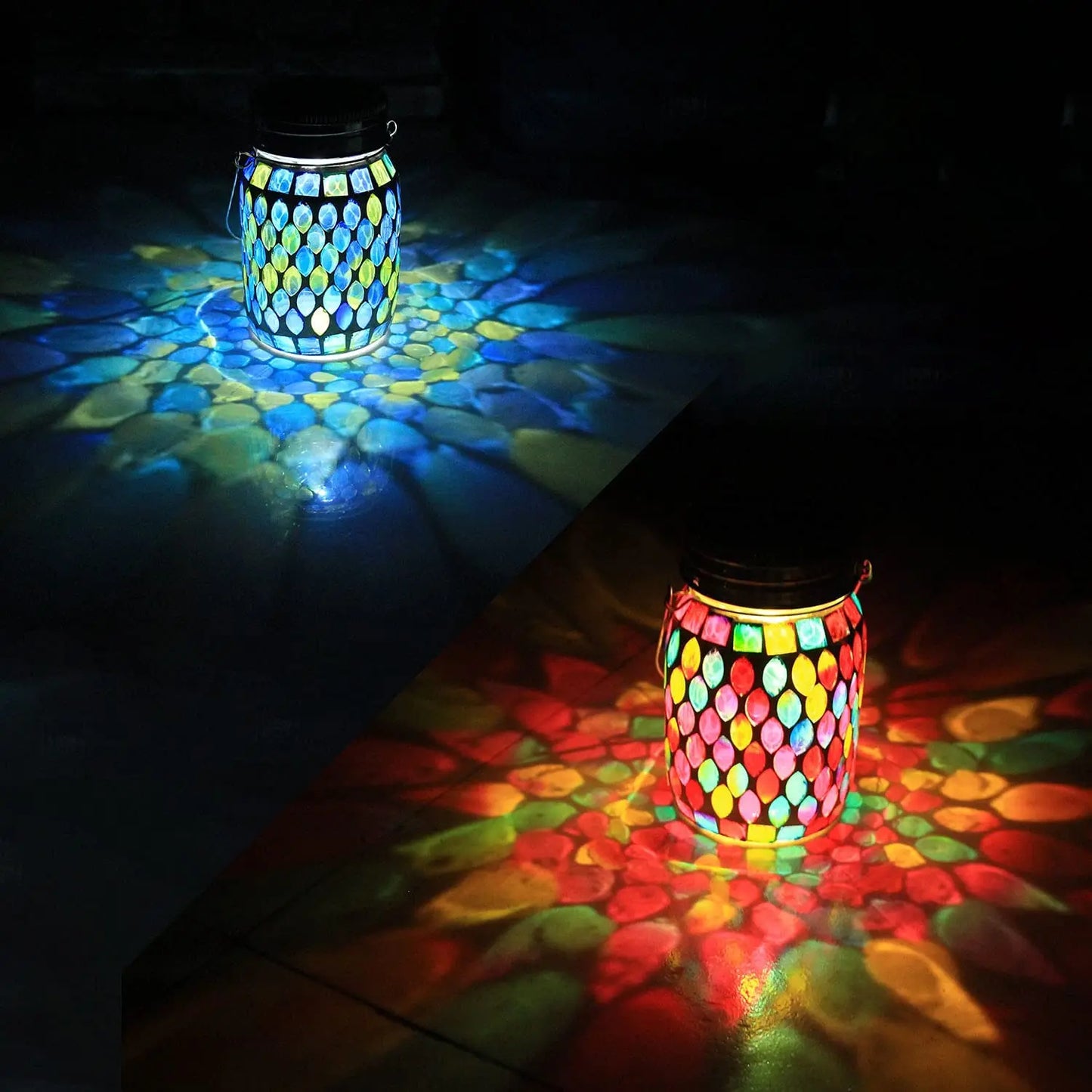 Mosaic Solar Lantern