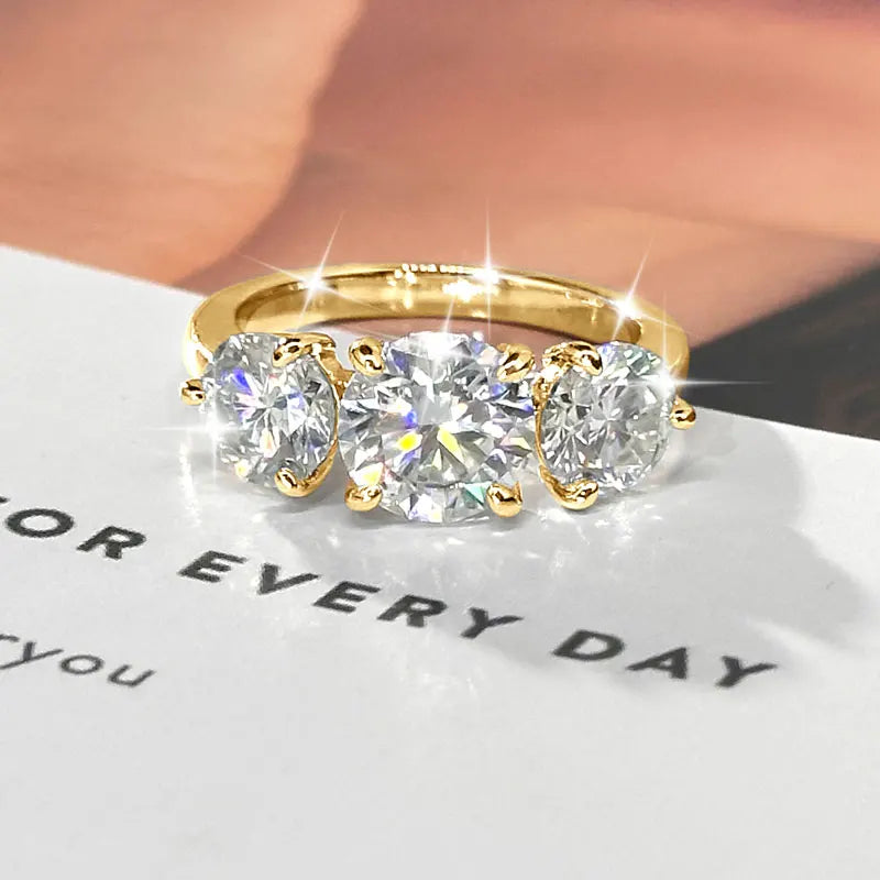 Tri-Stone Ring