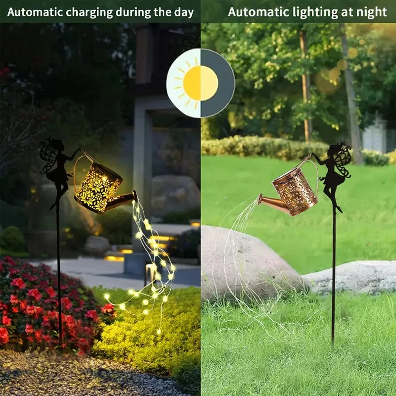 FairyFlow - Watering Can Solar Light