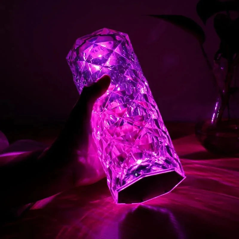 Coloured LED Crystal Lamp