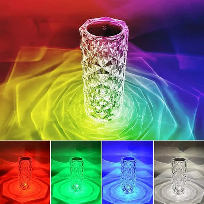 Coloured LED Crystal Lamp