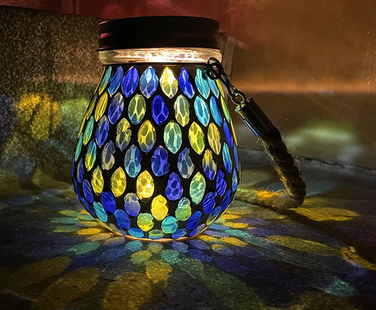 Mosaic Solar Lantern