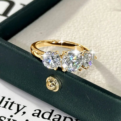 Tri-Stone Ring