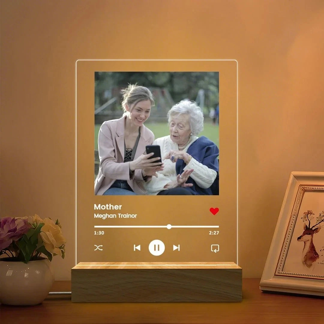 Memory Melody – Personalised Music Photo Plaque