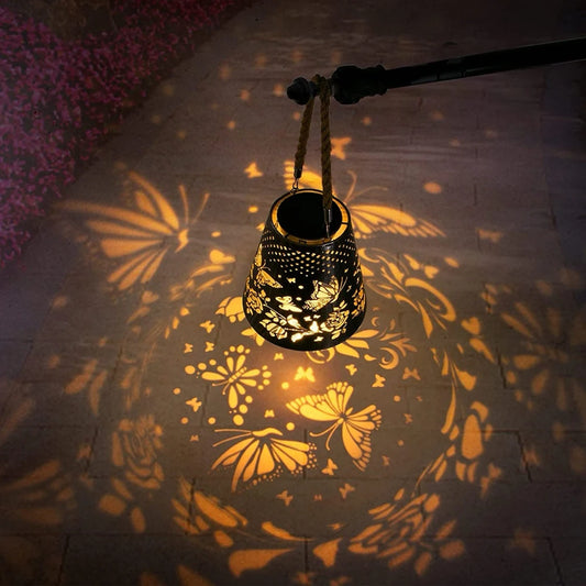 Butterfly Glow - Solar Lantern Butterfly Projection Lamp