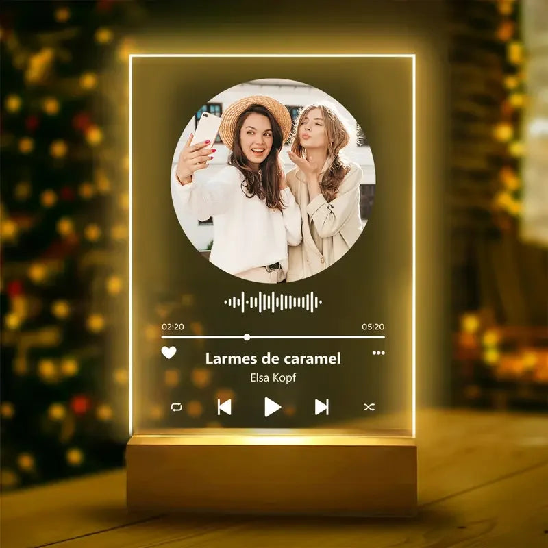 Memory Melody – Personalised Music Photo Plaque