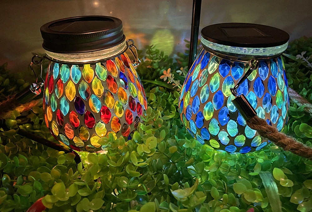 Mosaic Solar Lantern