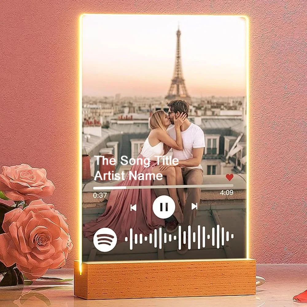 Memory Melody – Personalised Music Photo Plaque