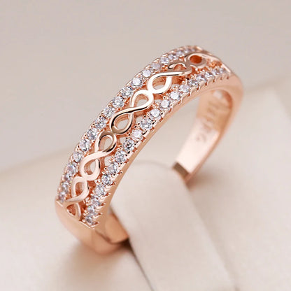 Infinite Rose Gold Ring
