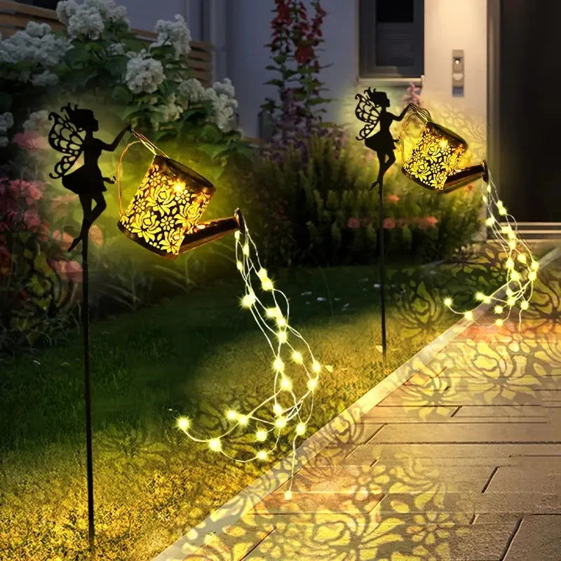 FairyFlow - Watering Can Solar Light