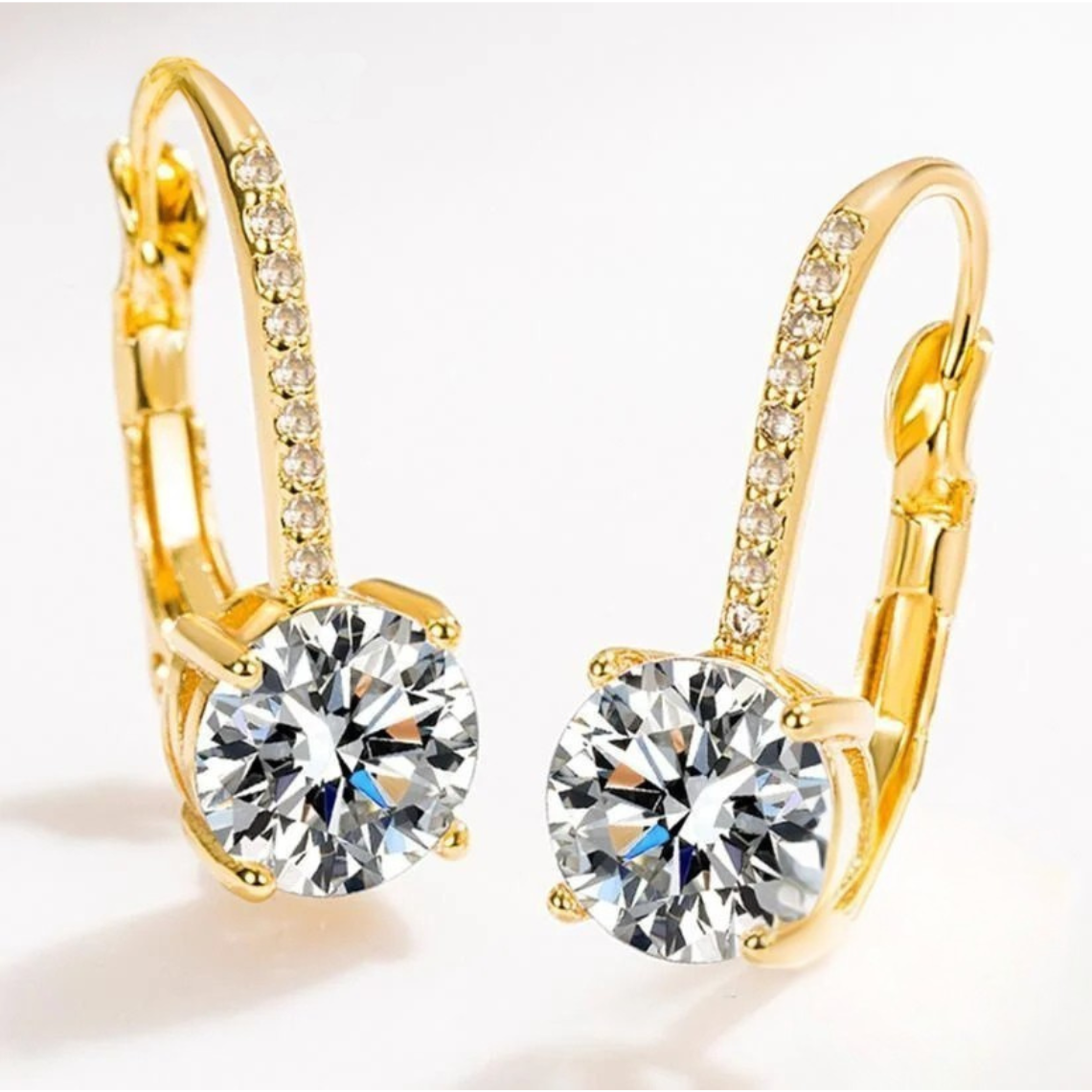 Crystal Hoop Earrings