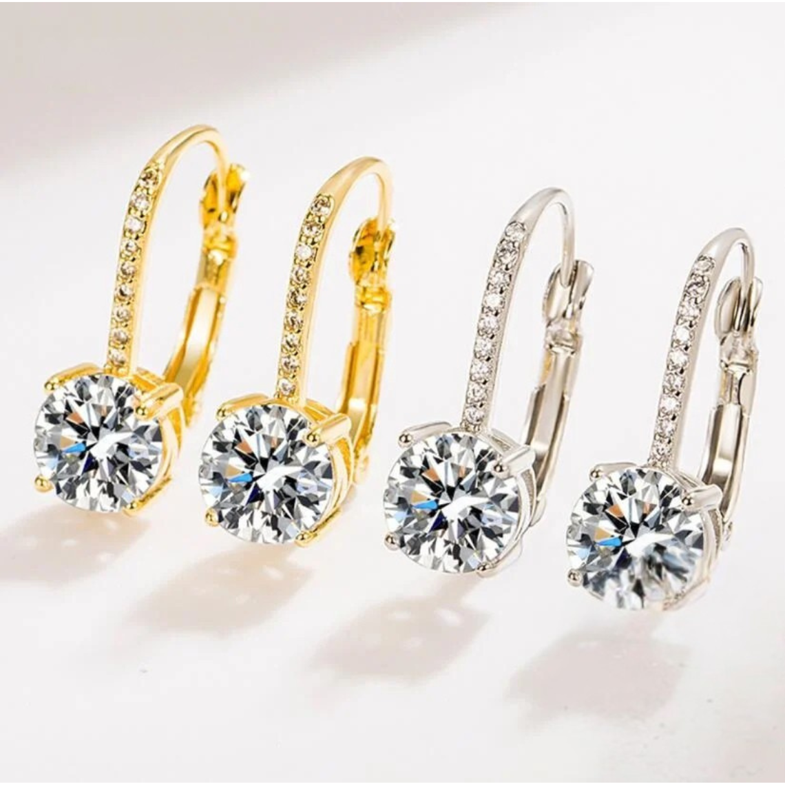 Crystal Hoop Earrings