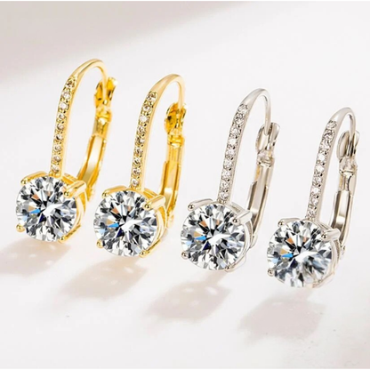 Crystal Hoop Earrings