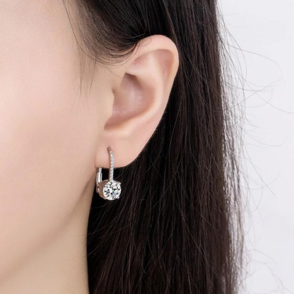 Crystal Hoop Earrings