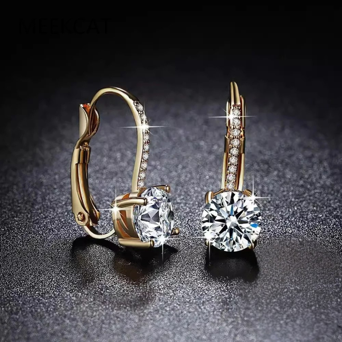 Crystal Hoop Earrings
