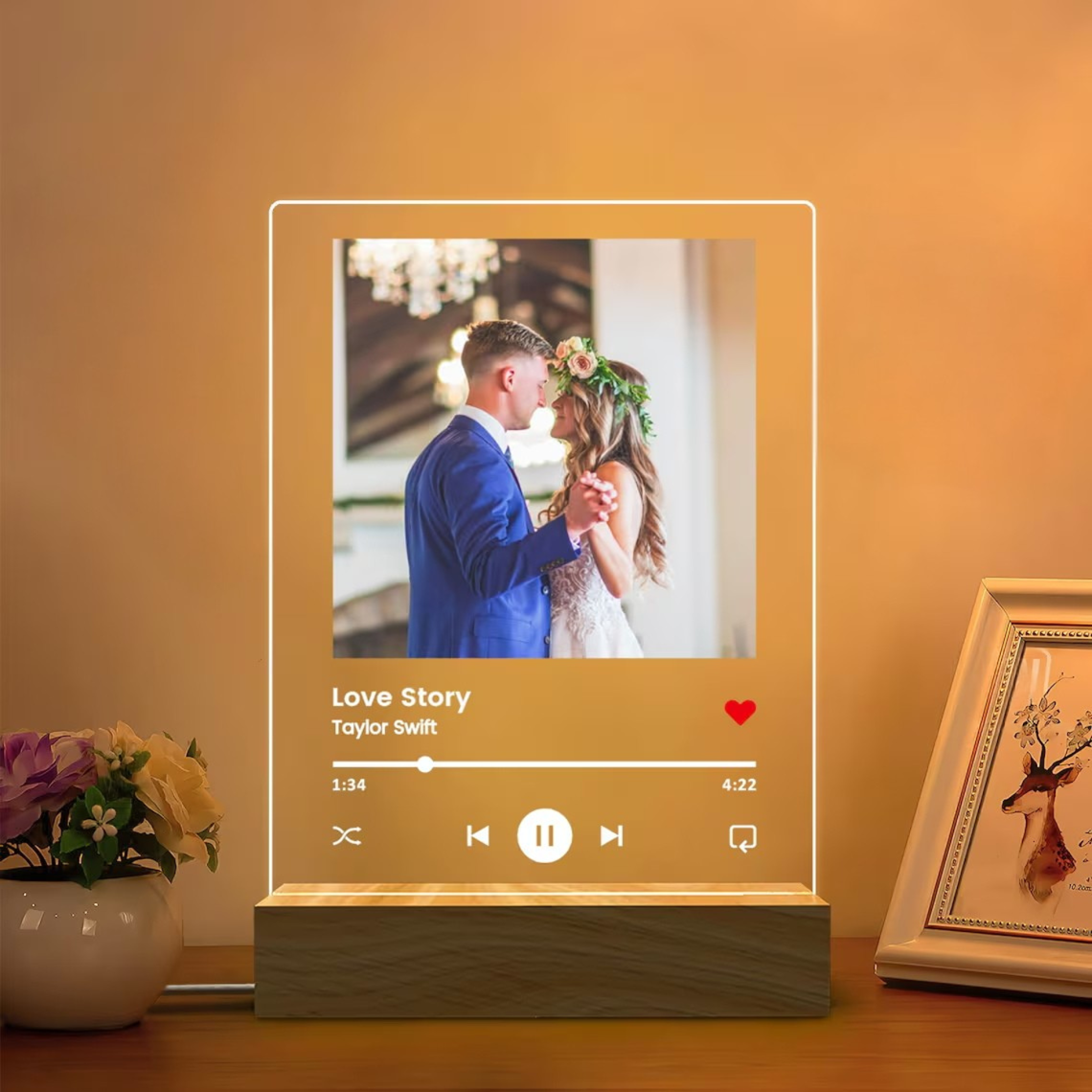 Memory Melody – Personalised Music Photo Plaque